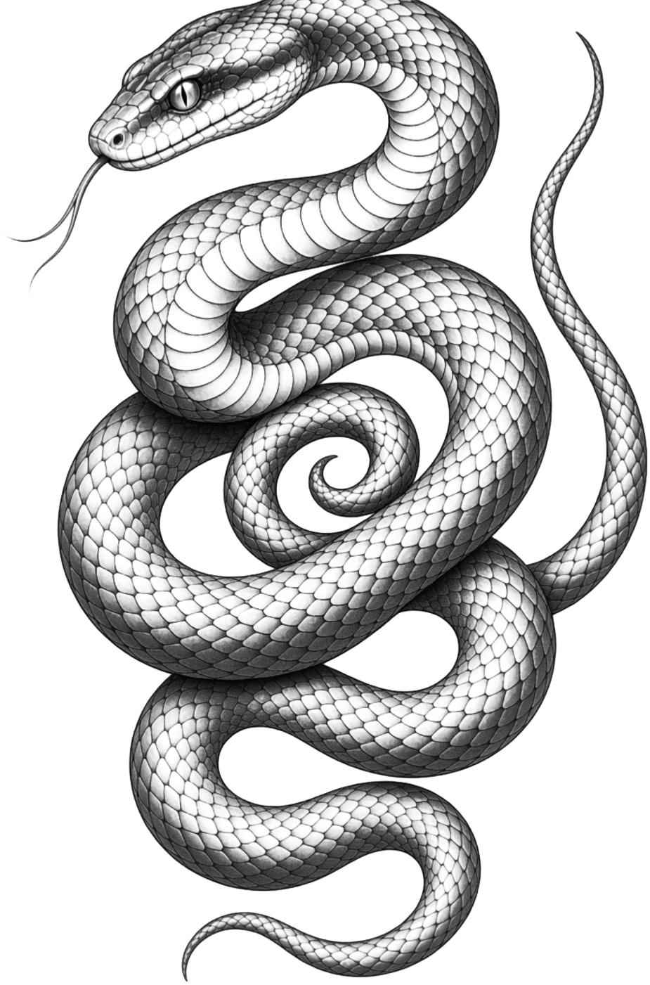 Coiled Snake