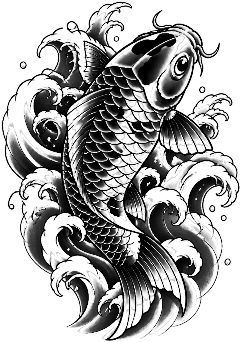Irezumi Koi Upstream