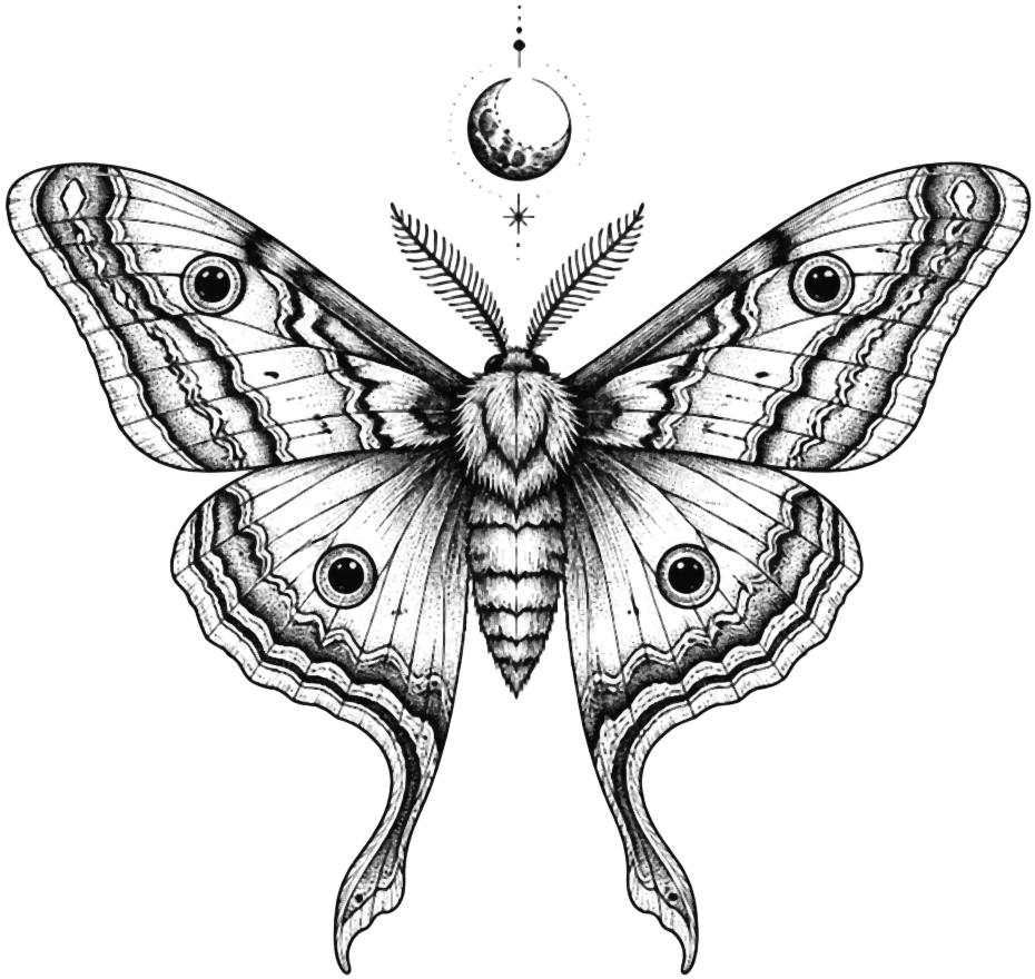 Moth & Crescent