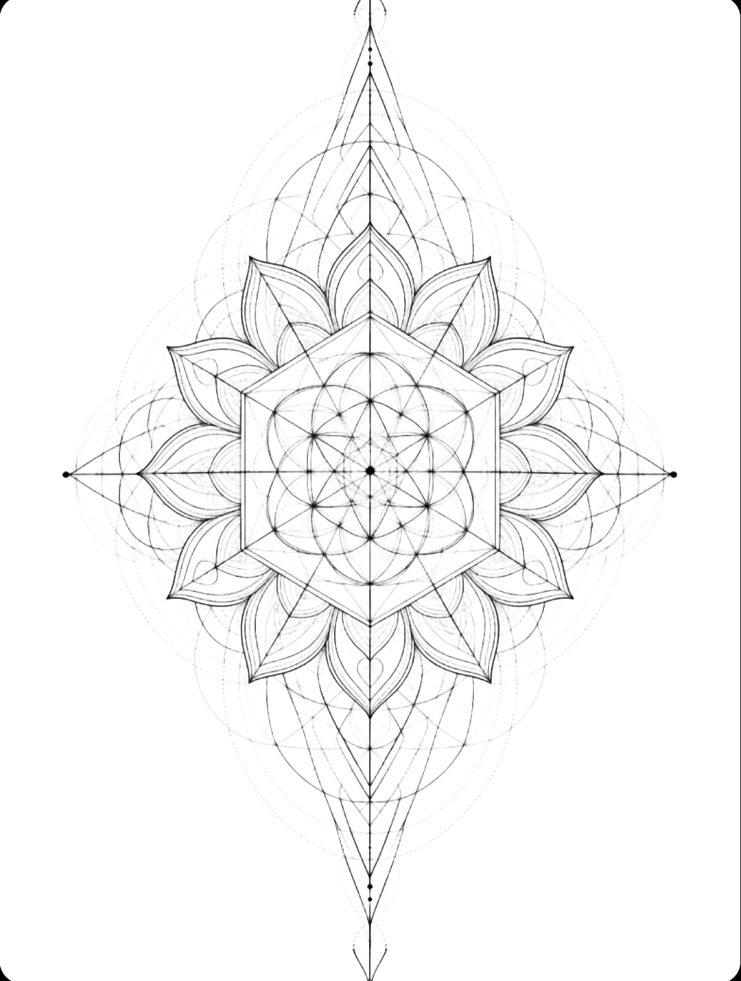 Sacred Geometry Mandala