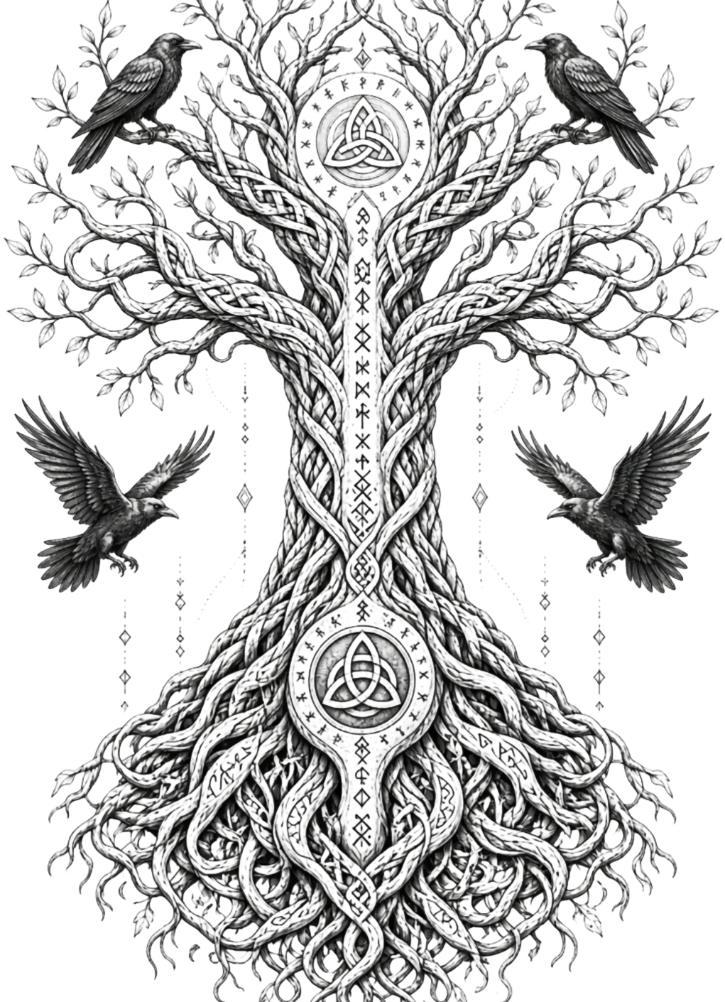 Yggdrasil & Ravens